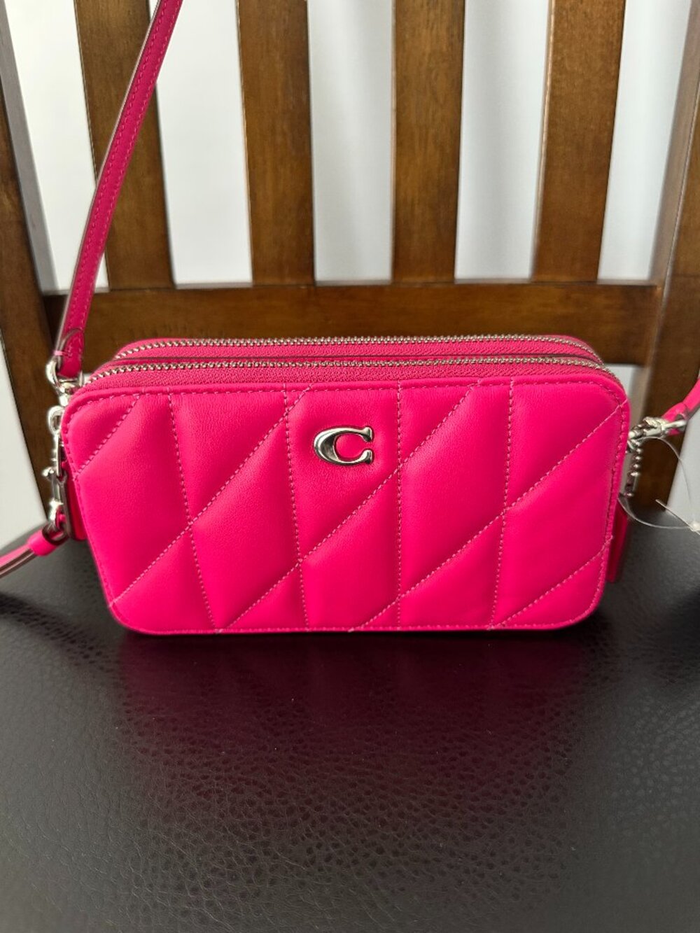 Coach Kira Pink Quilted Leather Crossbody Bag Style #C2481-CM531 *NWT*